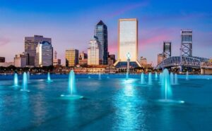 Downtown Jacksonville skyline - Event Transportation -Car Service